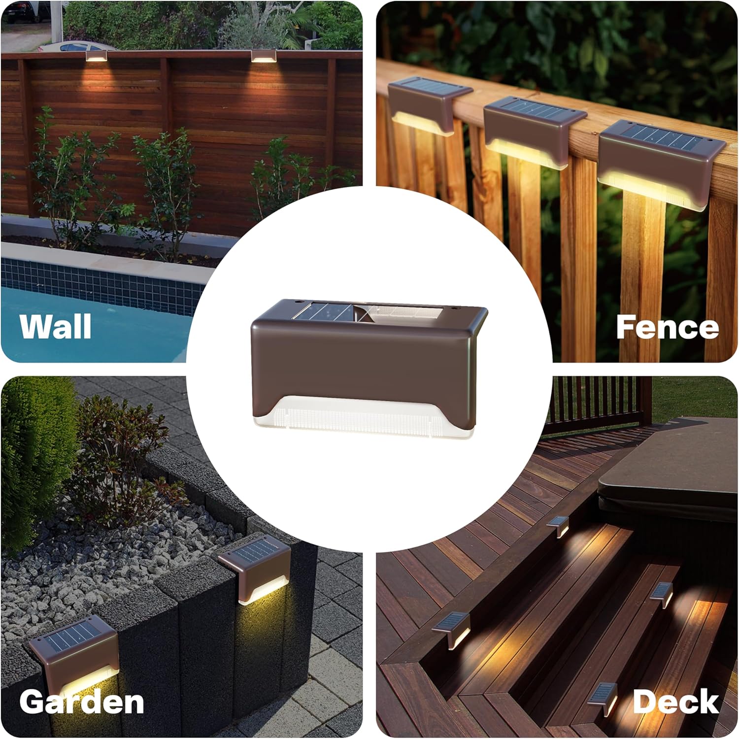 Decorative Solar Step Lights, Waterproof Led Solar lights