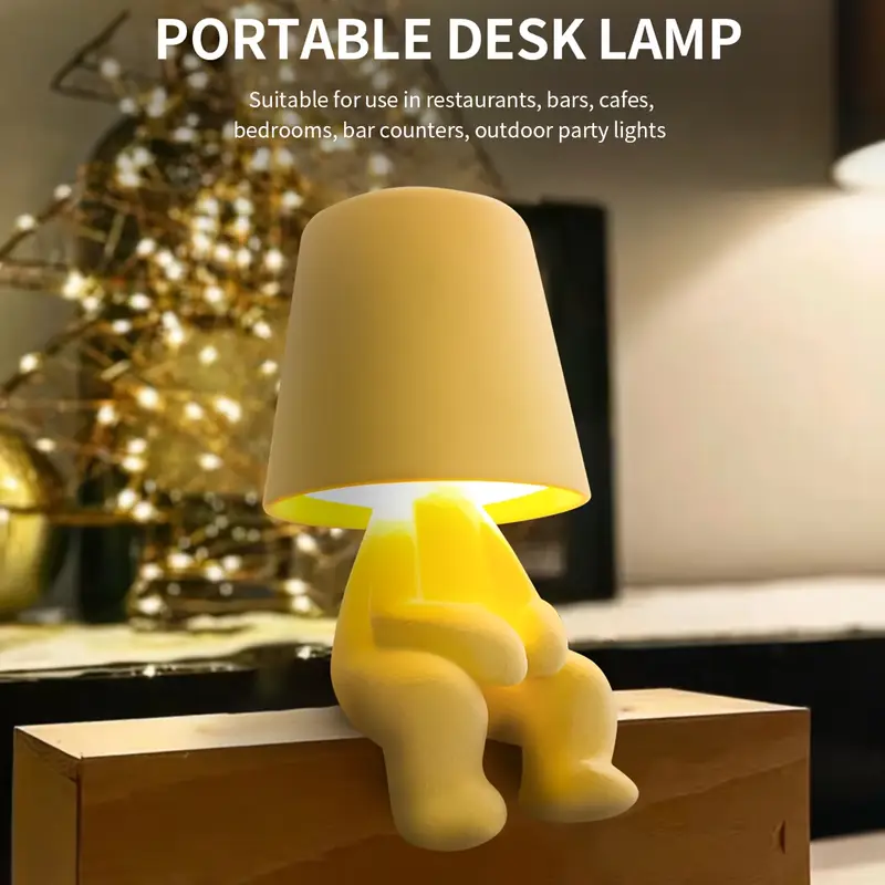✨Modern Creative Thinker Figurine Touch Control Table Lamp💡