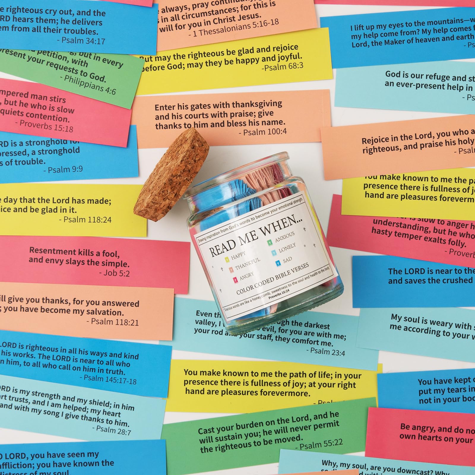 📚Inspire Bible Verses in a Jar❤