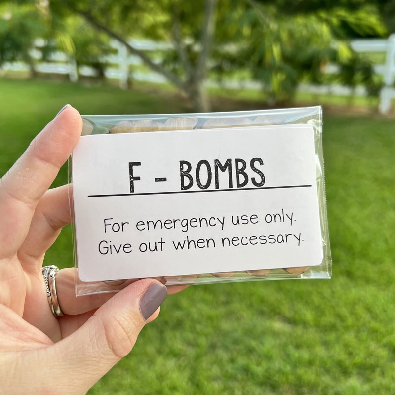 Creative Funny Gag Gift-Bag Of F-BOMBS