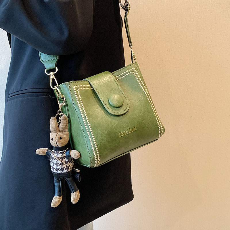 🔥Hot Sale👜Leather Vintage Fashion Bag with Adjustable Wider Shoulder Strap