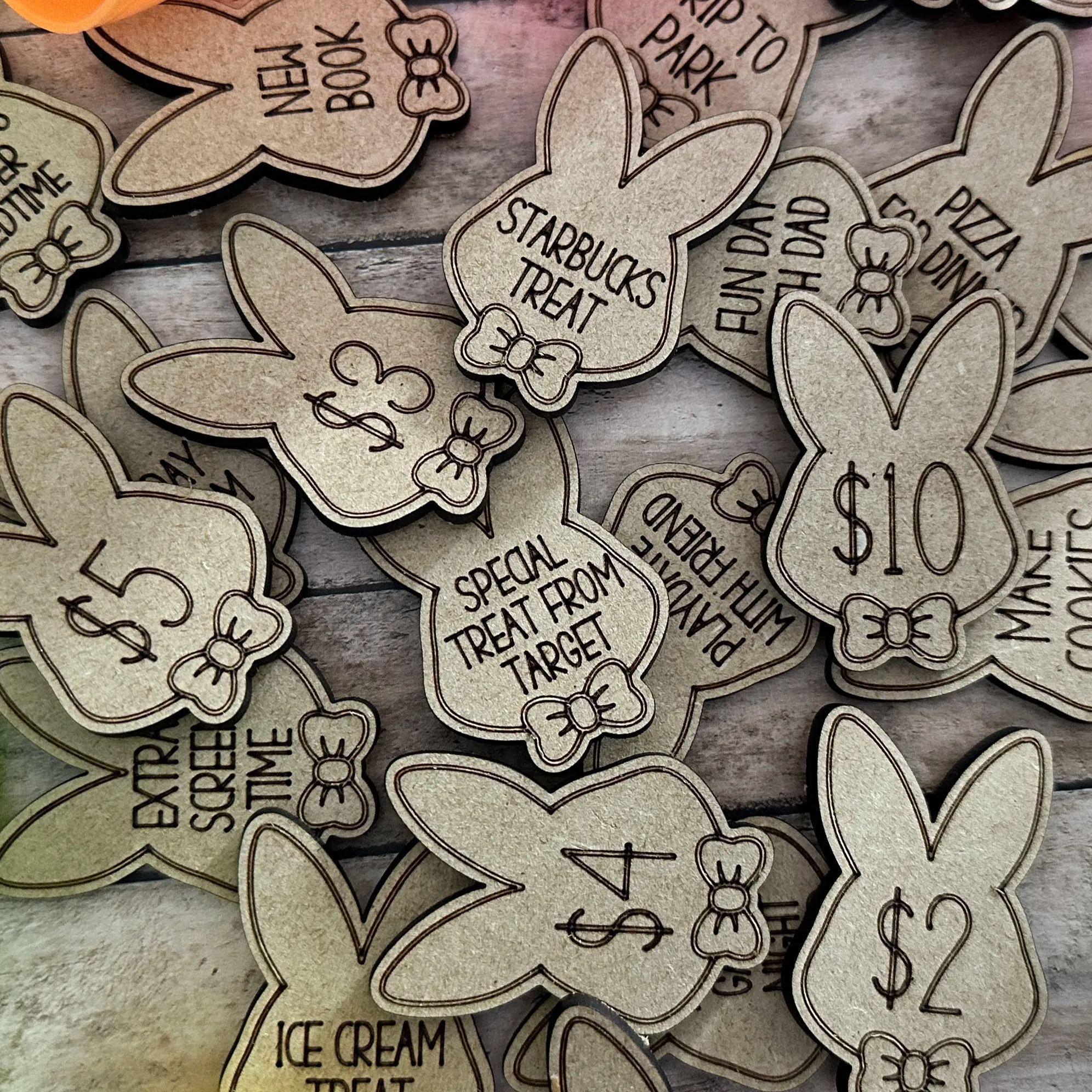 Easter Egg Reward Bunny Tokens