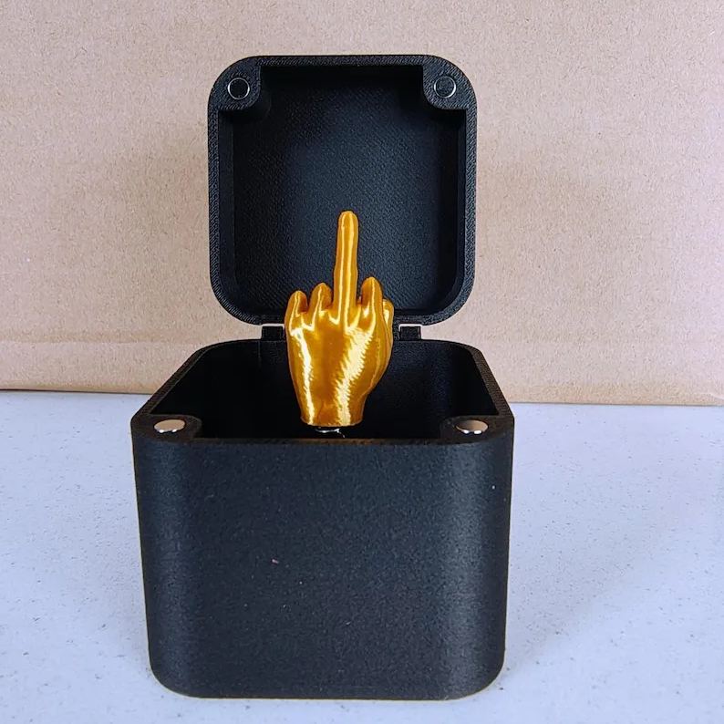 Funny Middle Finger Box