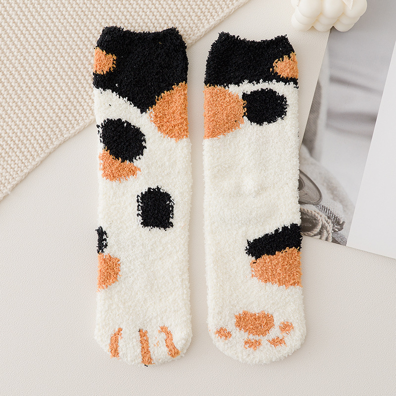 Cute Cat Claw Socks -Pink Laura