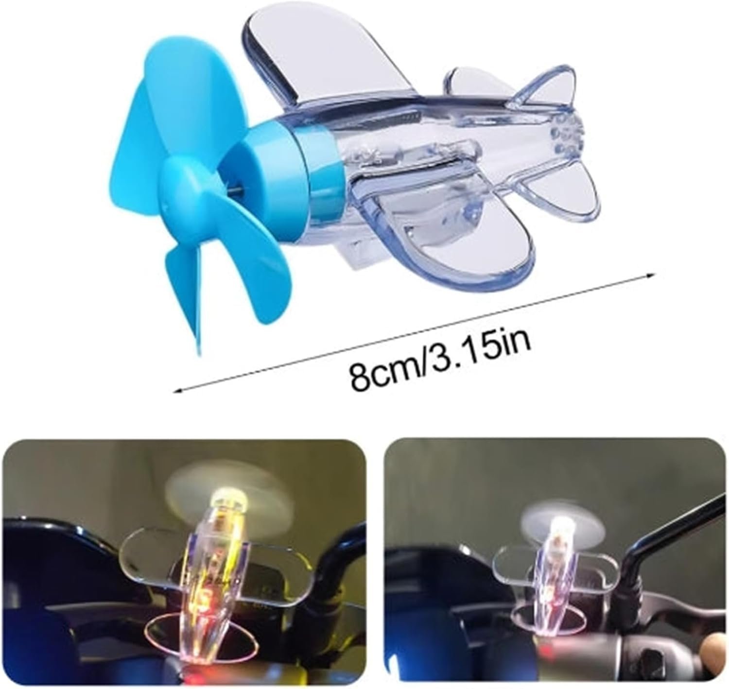 ✨Wind-Powered LED Airplane Propeller✈