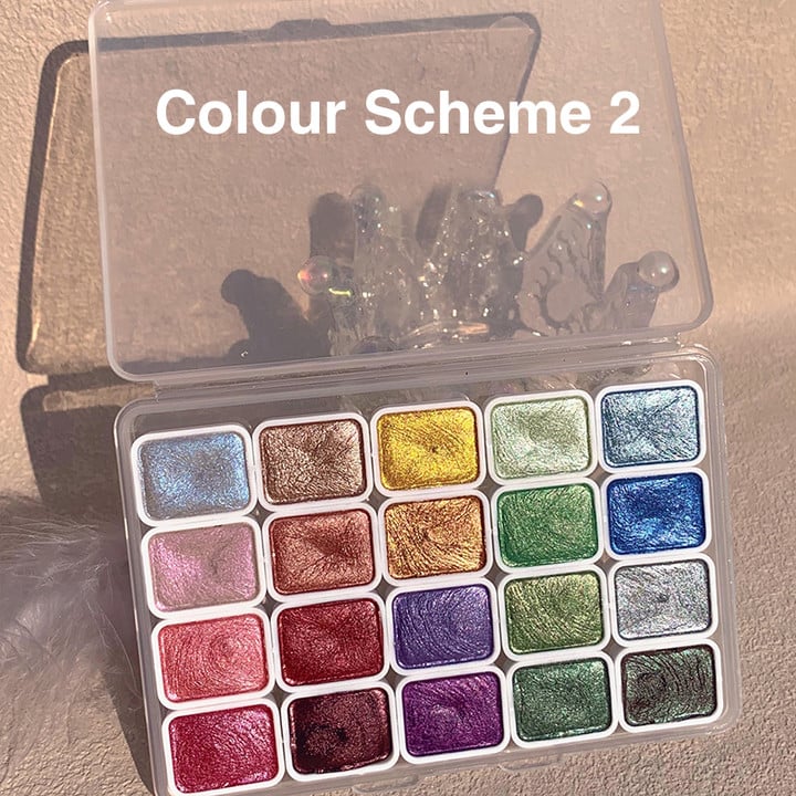 Last Day 49%- 20 Colors Watercolor Painting Set