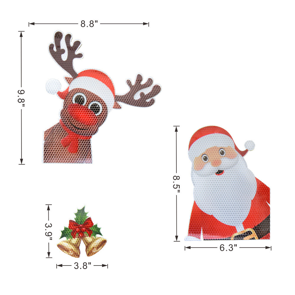 2023 Reflective Light Bulb Magnet Decorations