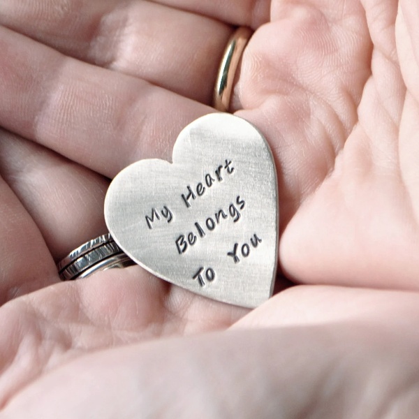 💕Handmade Heart Pocket Hug Token