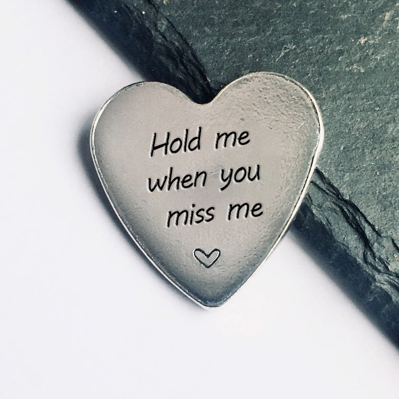 💕Handmade Heart Pocket Hug Token