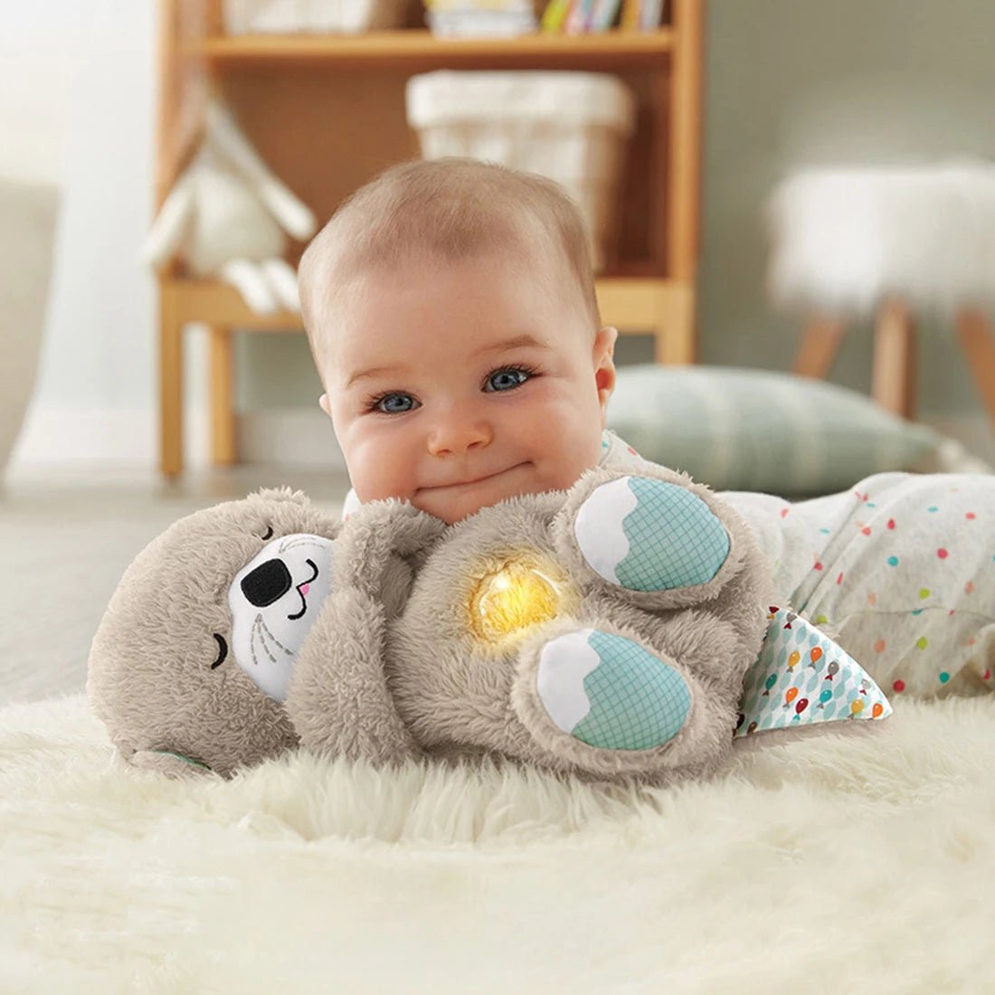 😴🎵Sleepy Music Otter Plush - for adults, infants, and pets❤