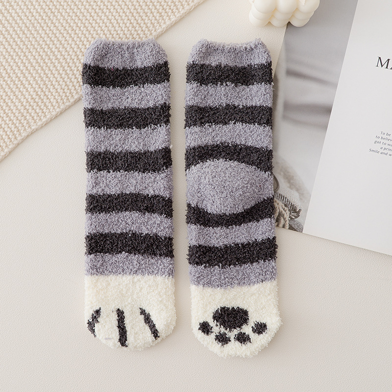 Cute Cat Claw Socks -Pink Laura