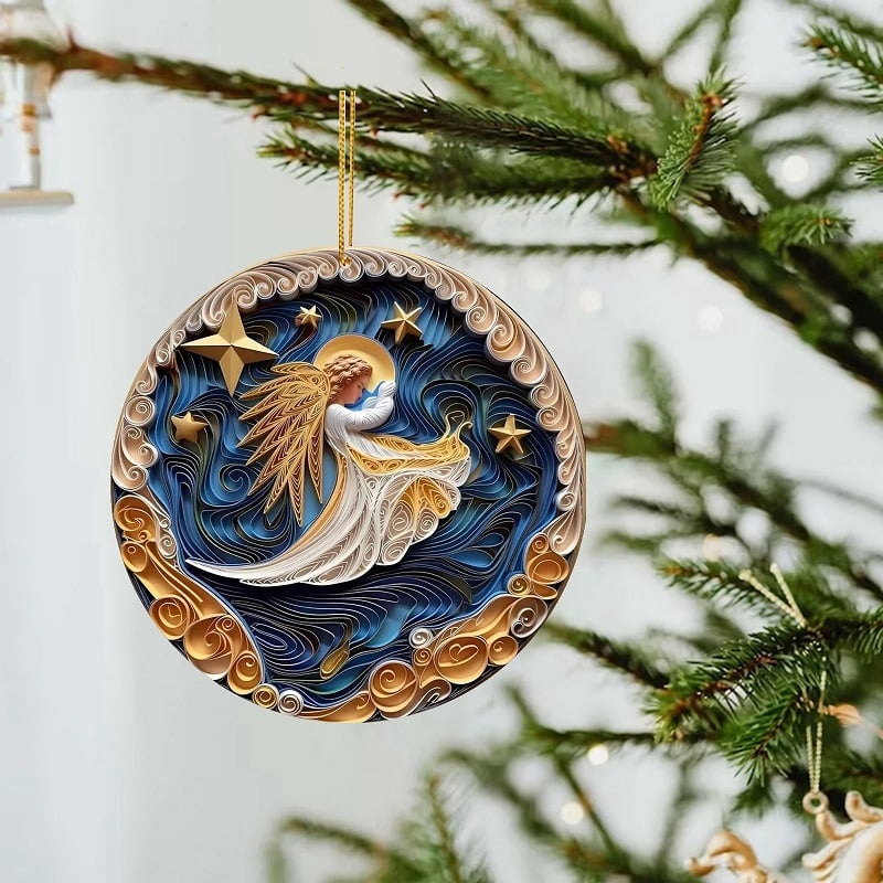 🎅Flat Quilling Christmas Ornaments