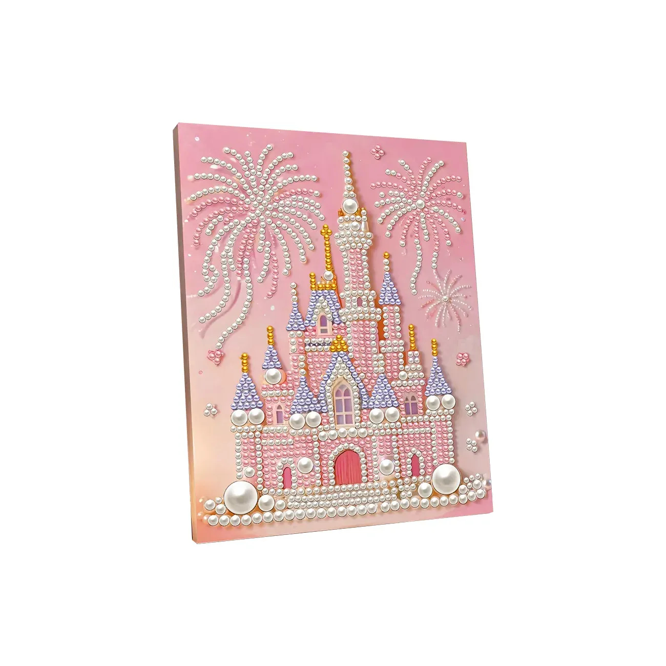 Castle Pearl Art DIY Kit – Create Stunning 3D Beaded Artwork & Relaxing Handmade Home Décor