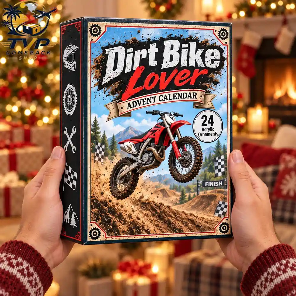 Dirt Bike Lover 2026 24-Day Acrylic Charms Advent Calendar