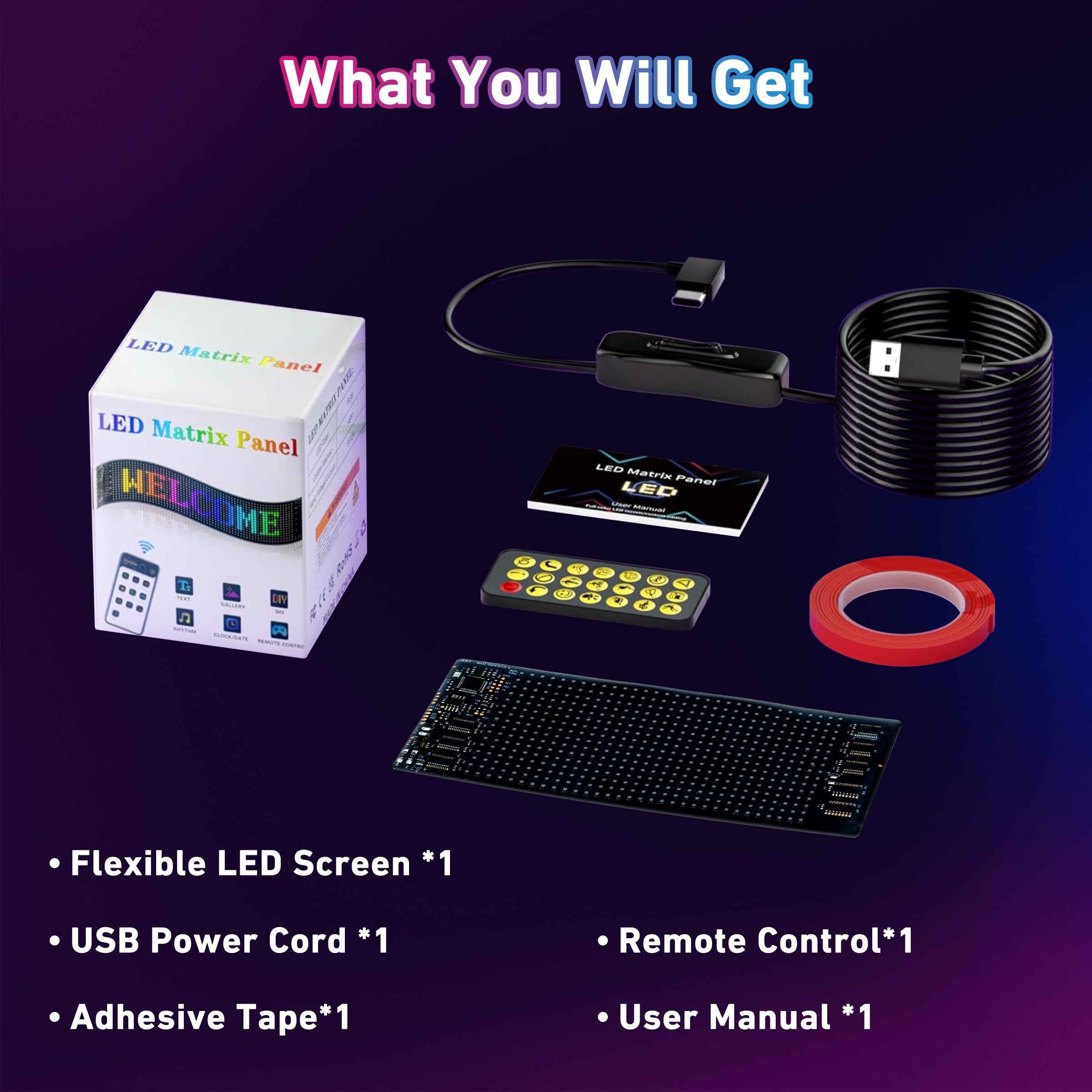 Programmable Devil Eyes Car Lights – Flexible RGB LED Windshield Display with App & Remote Control for Cars & Trucks