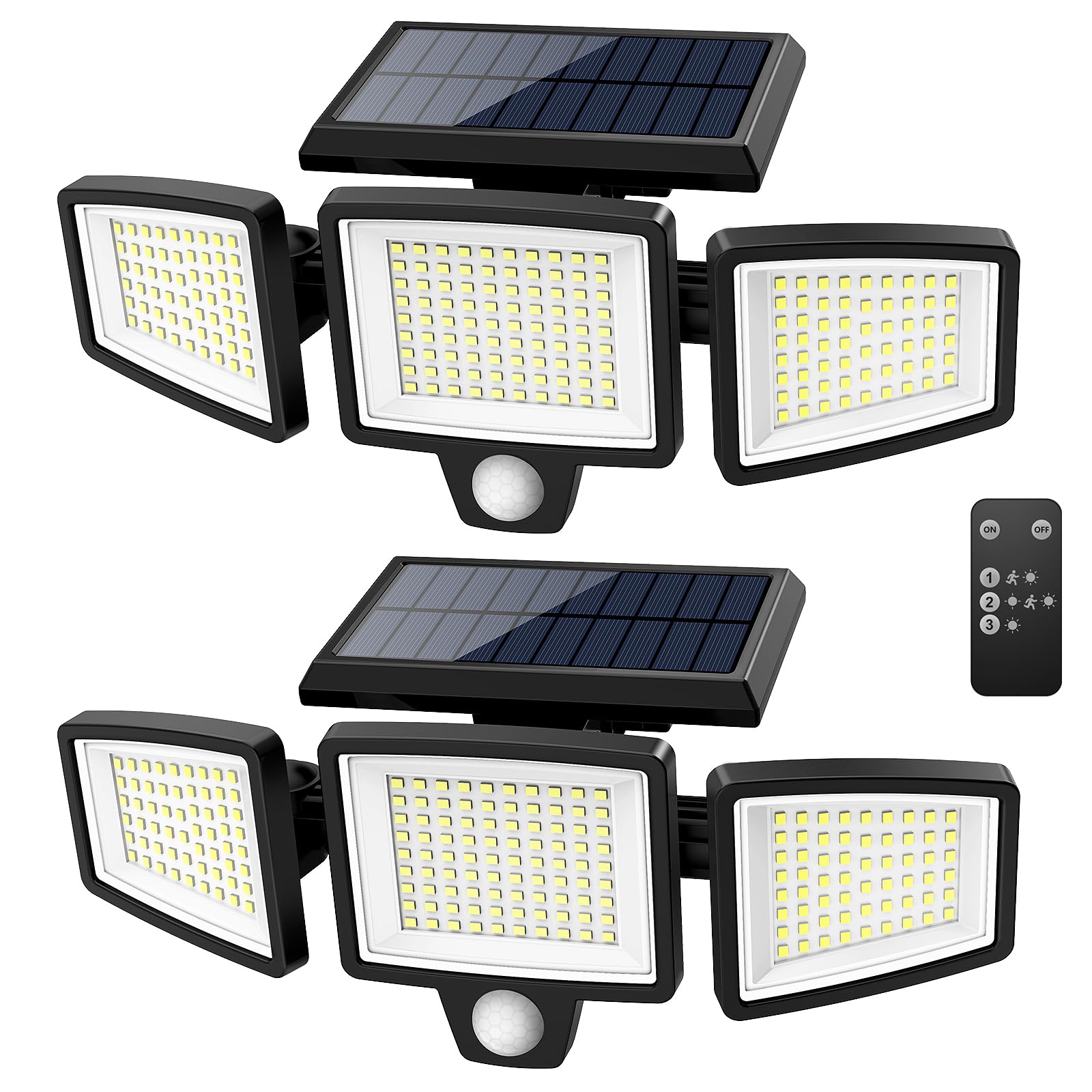 Solar Fence Wall Lights – Waterproof Outdoor LED Lanterns for Patio & Backyard Decor