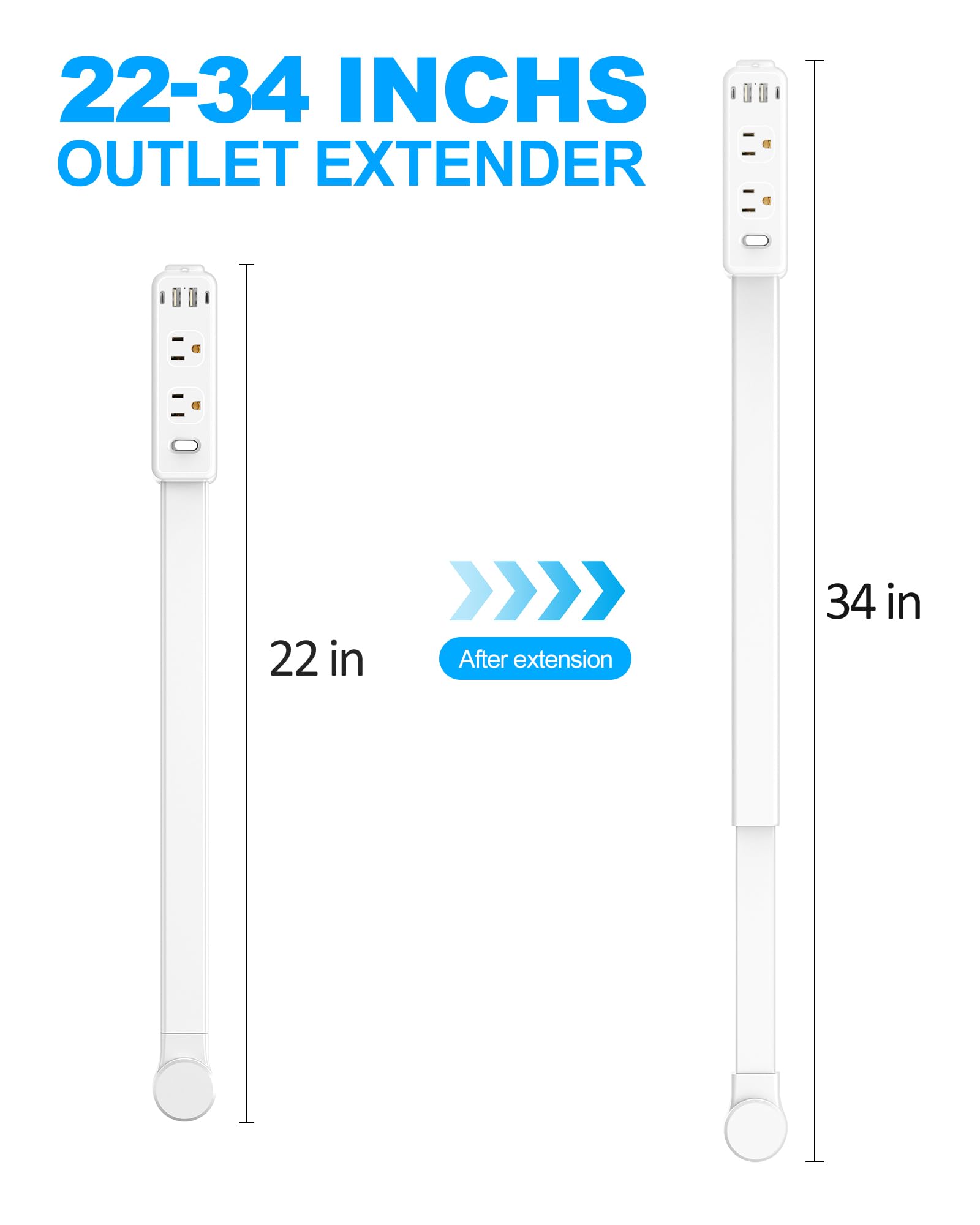 Retractable Power Strip Stick – The Space-Saving Charging Solution