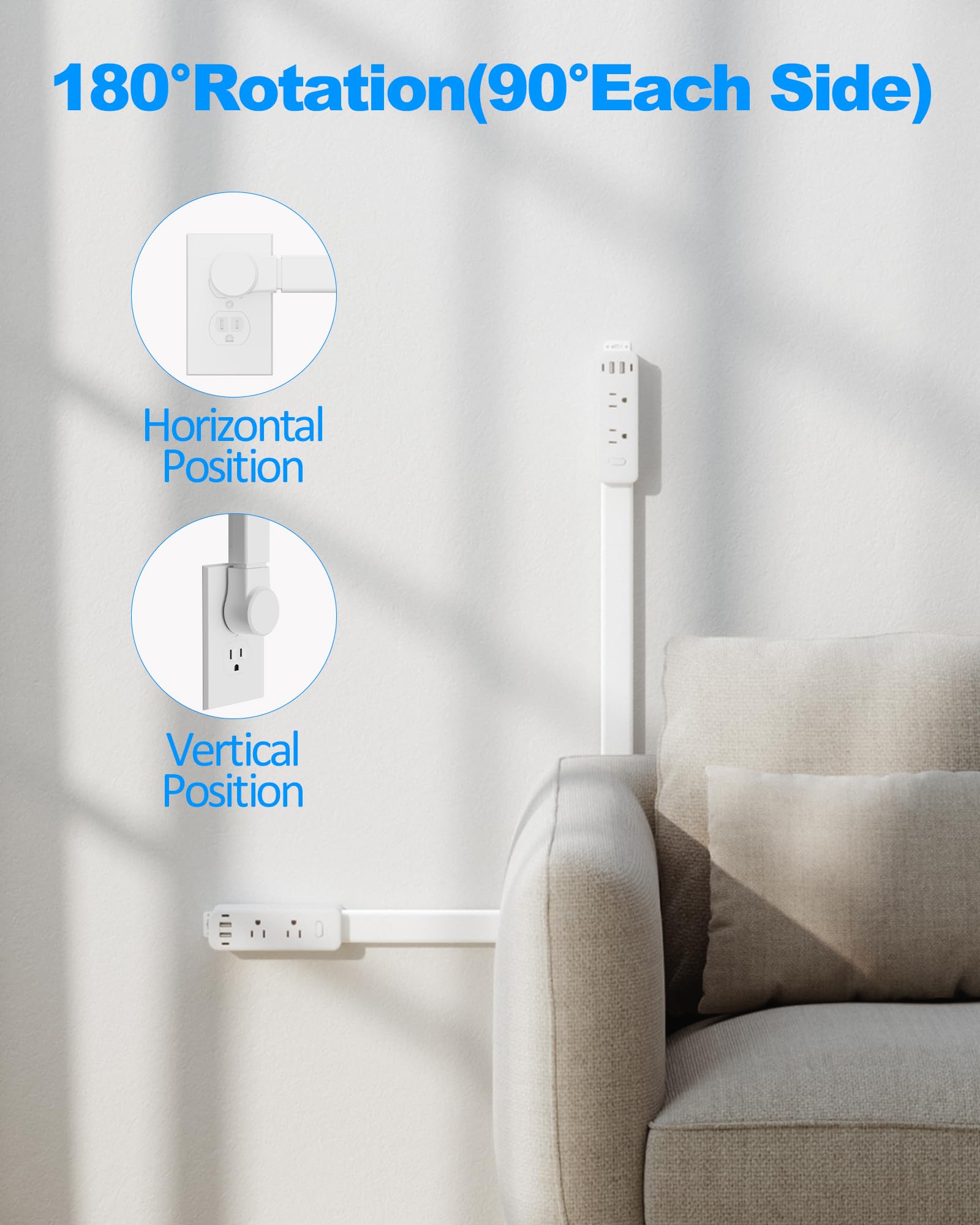 Retractable Power Strip Stick – The Space-Saving Charging Solution