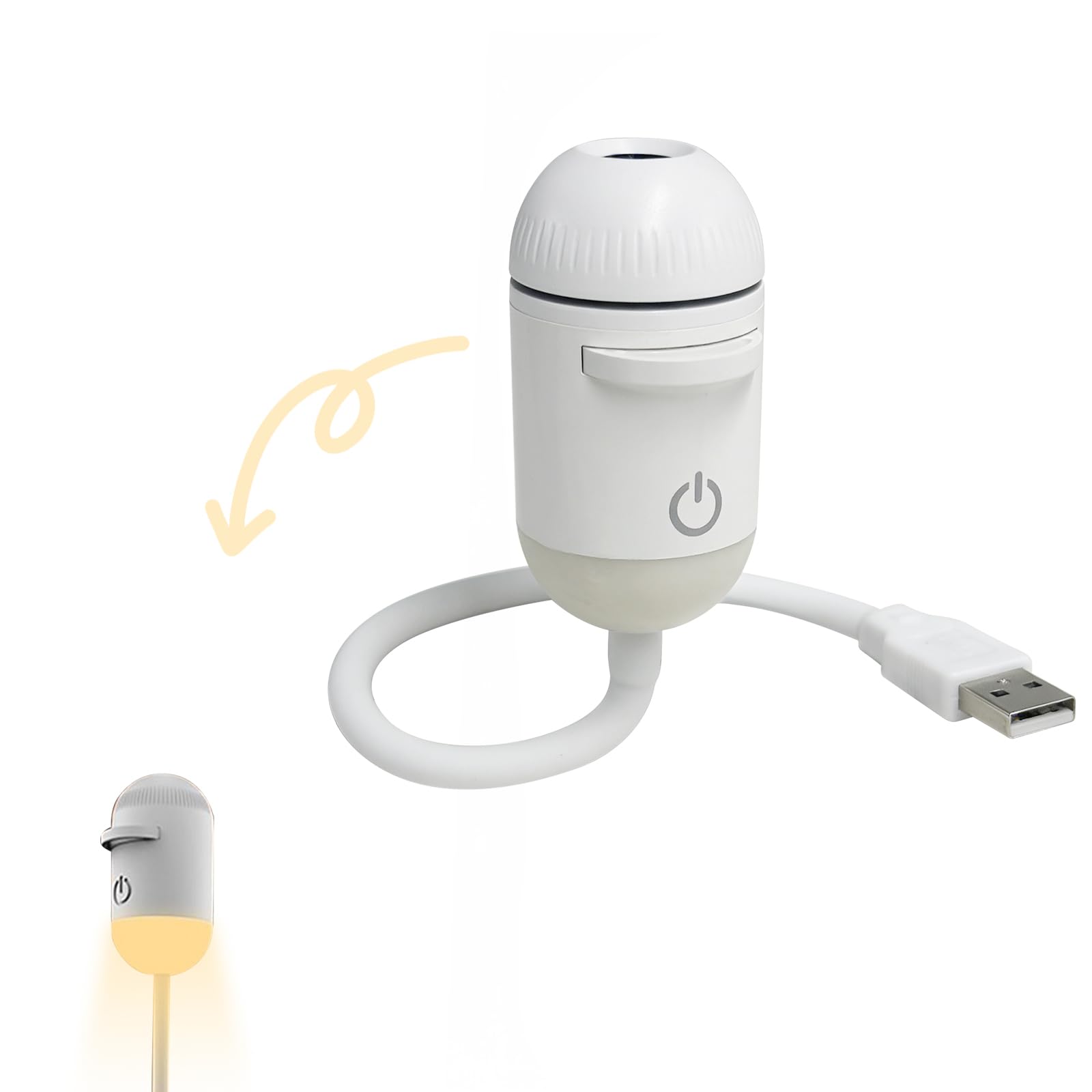 Mini Galaxy Projector Night Light – USB Starry Sky Lamp for Bedroom & Room Decor