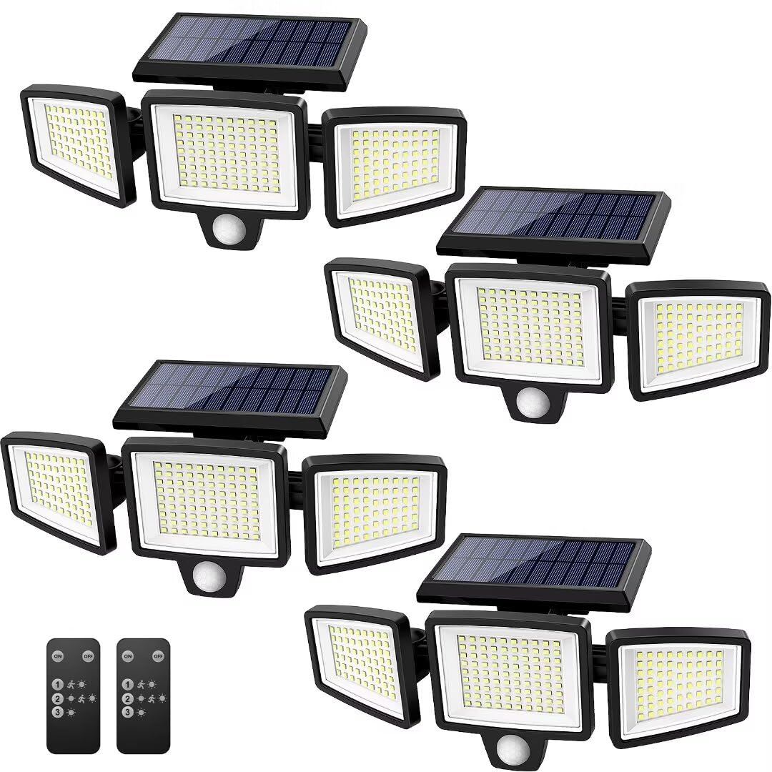 Solar Fence Wall Lights – Waterproof Outdoor LED Lanterns for Patio & Backyard Decor
