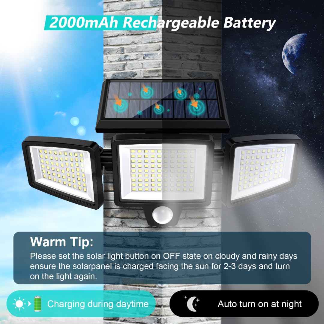 Solar Fence Wall Lights – Waterproof Outdoor LED Lanterns for Patio & Backyard Decor