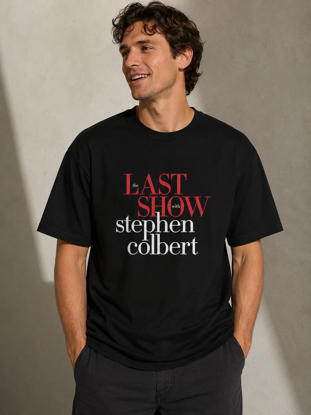 The Last Show with Stephen Colbert Graphic T-Shirt – Vintage Late Night TV Fan Tee