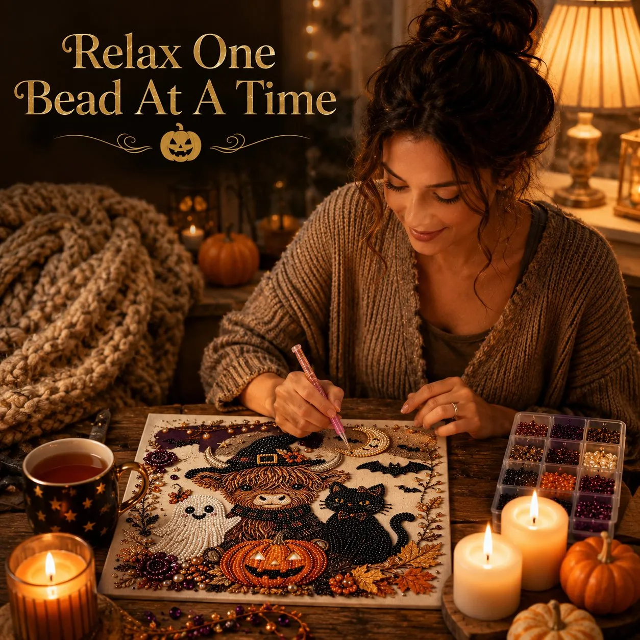 Halloween Pearl Diamond Art DIY Kit