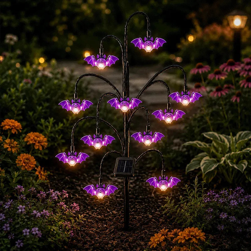 Halloween Solar Tree Stump Light  – Magical Outdoor Garden Decoration with Warm Glow for Fall Yard