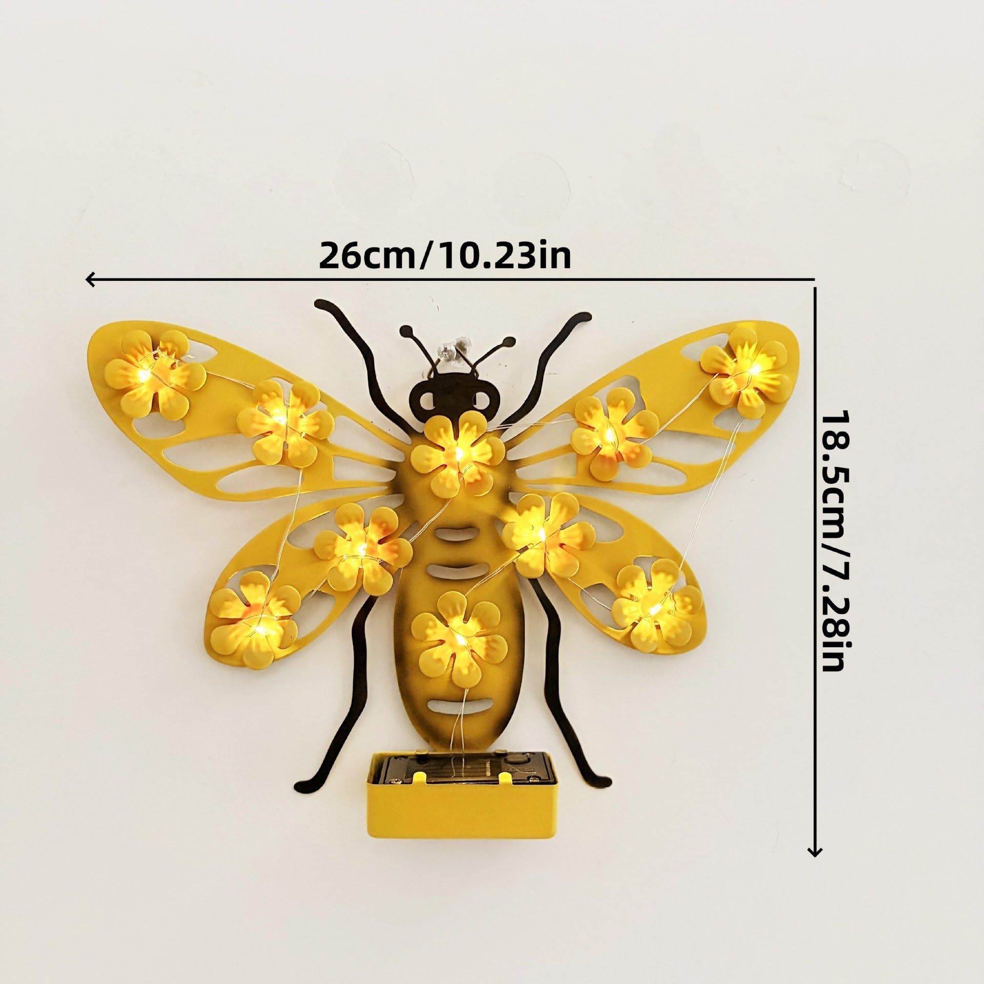 Solar Butterfly Shadow Projection Wall Light – Waterproof LED Garden Decor for Patio & Fence