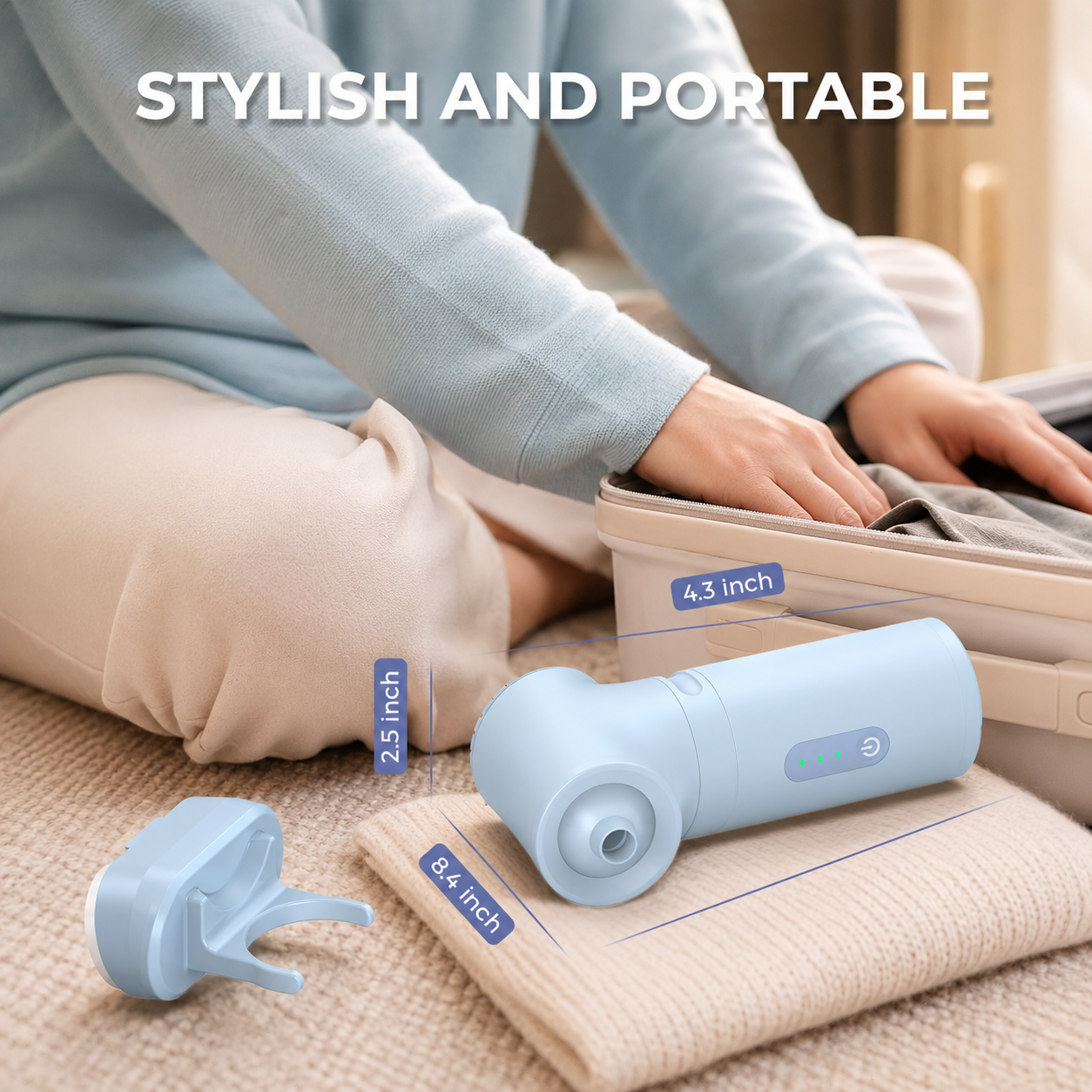Portable Bath Jet Spa – Cordless Bubble Massage System for Relaxing Home Spa Baths