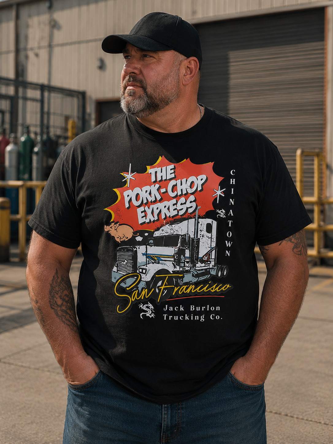 Retro Long Haul Trucker Graphic T-Shirt – Vintage Highway Adventure Tee