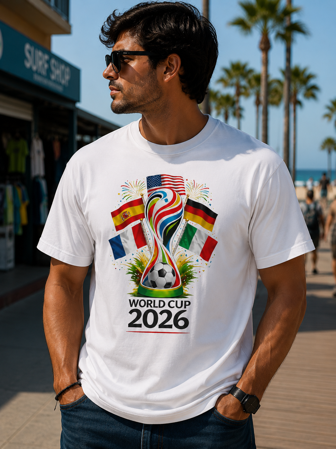 International Soccer Championship 2026 Graphic T-Shirt – Retro Football Fan Tee