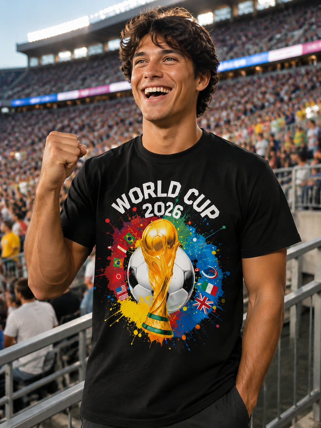 2026 International Football Championship Graphic Tee – Stadium Edition Fan Shirt