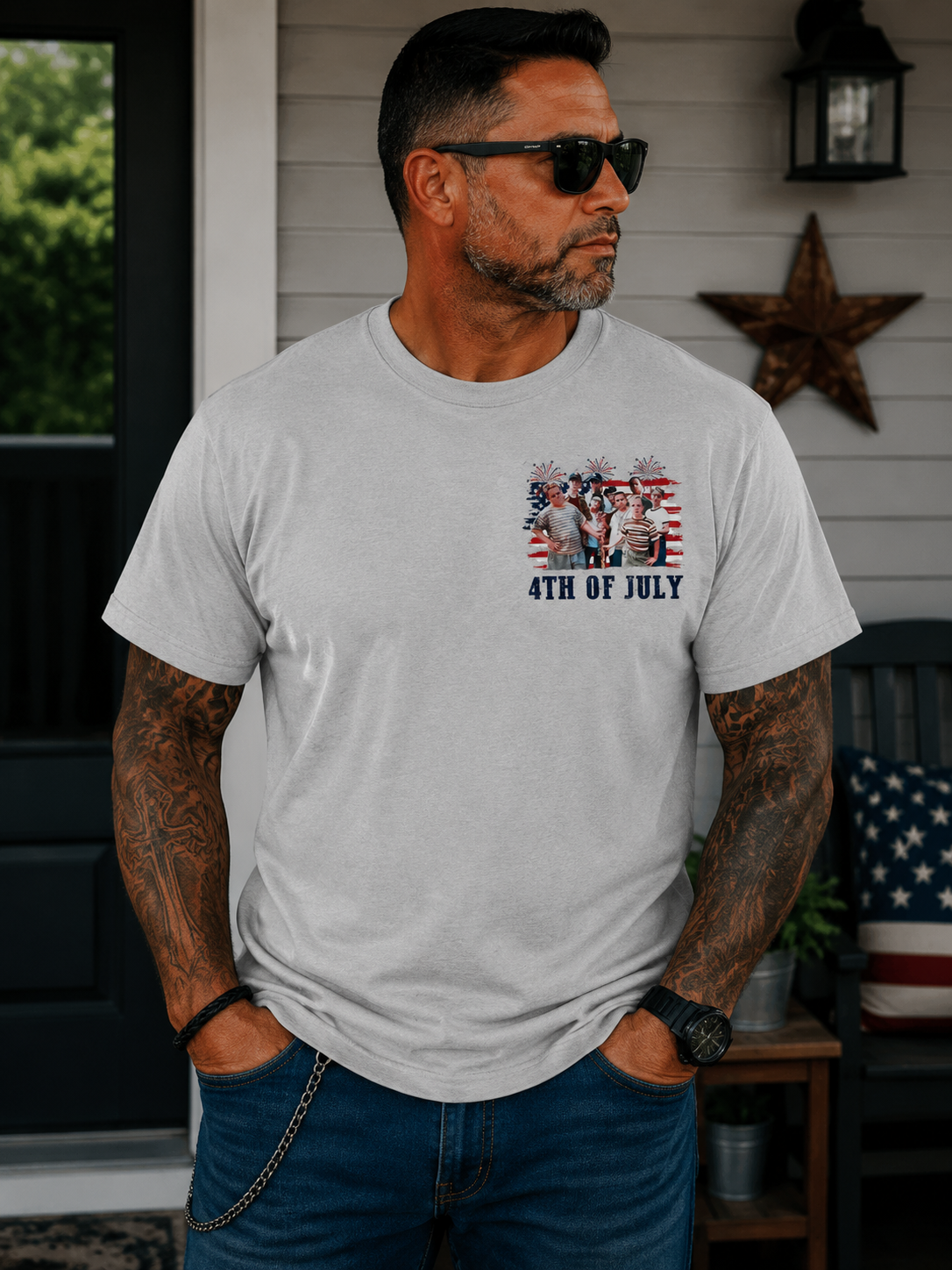 Fireworks, Baseball & Summer Nights Graphic T-Shirt – Vintage Americana Tee
