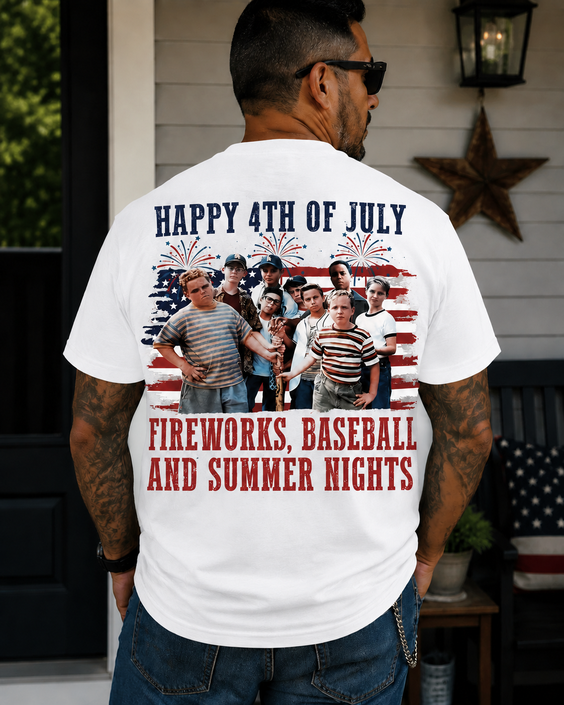 Fireworks, Baseball & Summer Nights Graphic T-Shirt – Vintage Americana Tee