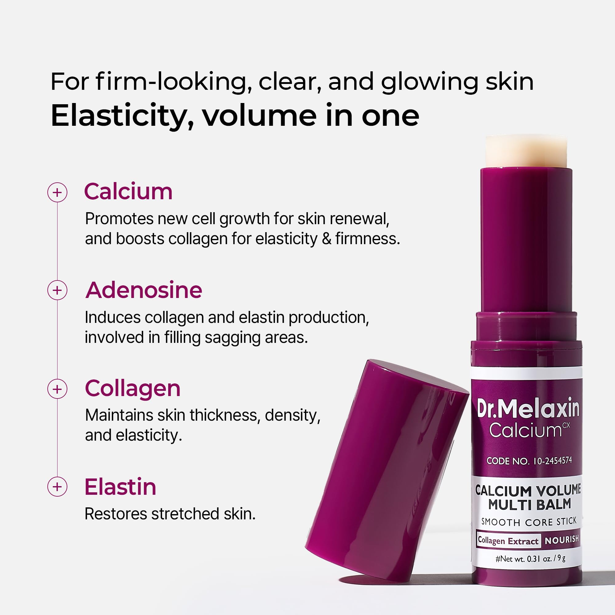 Collagen Multi Balm Stick – Firming Anti-Wrinkle Moisturizing Stick for Eyes, Face & Neck