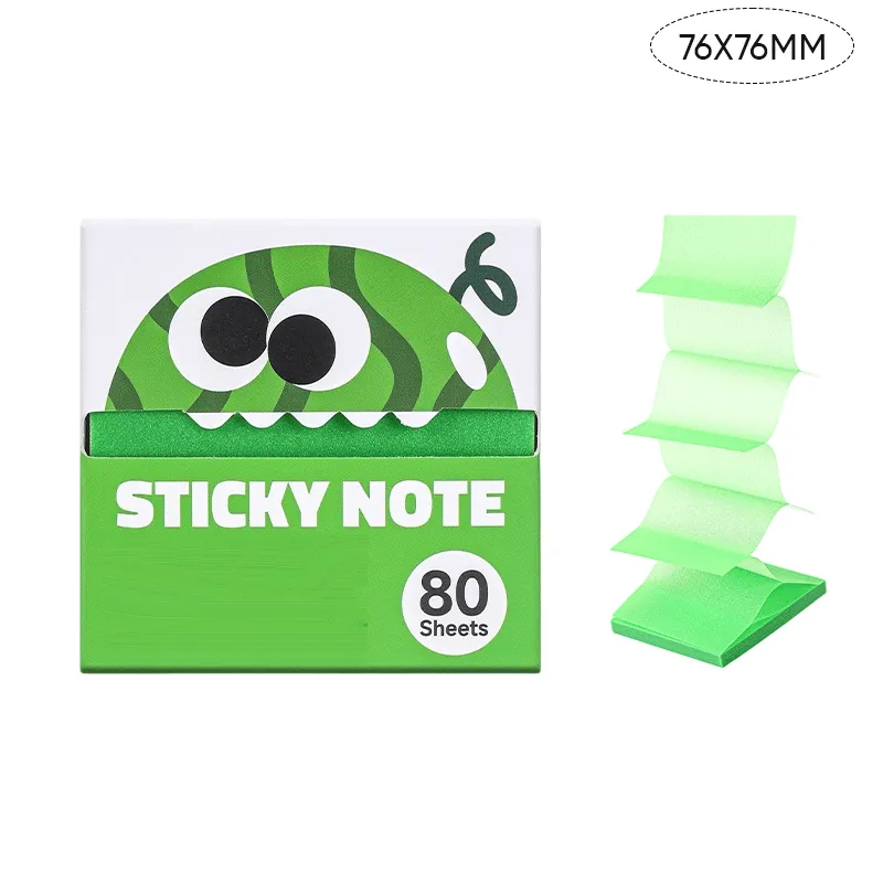 Monster Pop-Up Sticky Notes – Cute 3D Halloween Memo Pads for Desk, School & Office Supplies