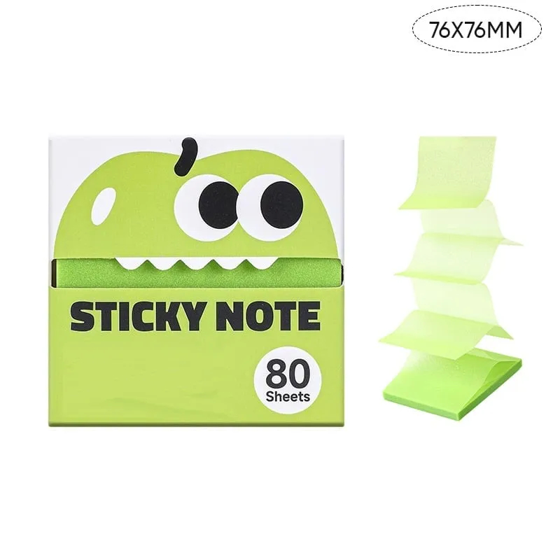 Monster Pop-Up Sticky Notes – Cute 3D Halloween Memo Pads for Desk, School & Office Supplies