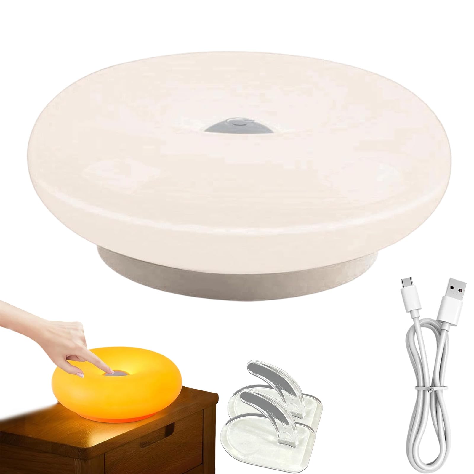 Orange Donut Ambient Lamp – Cozy Warm Glow Mood Light