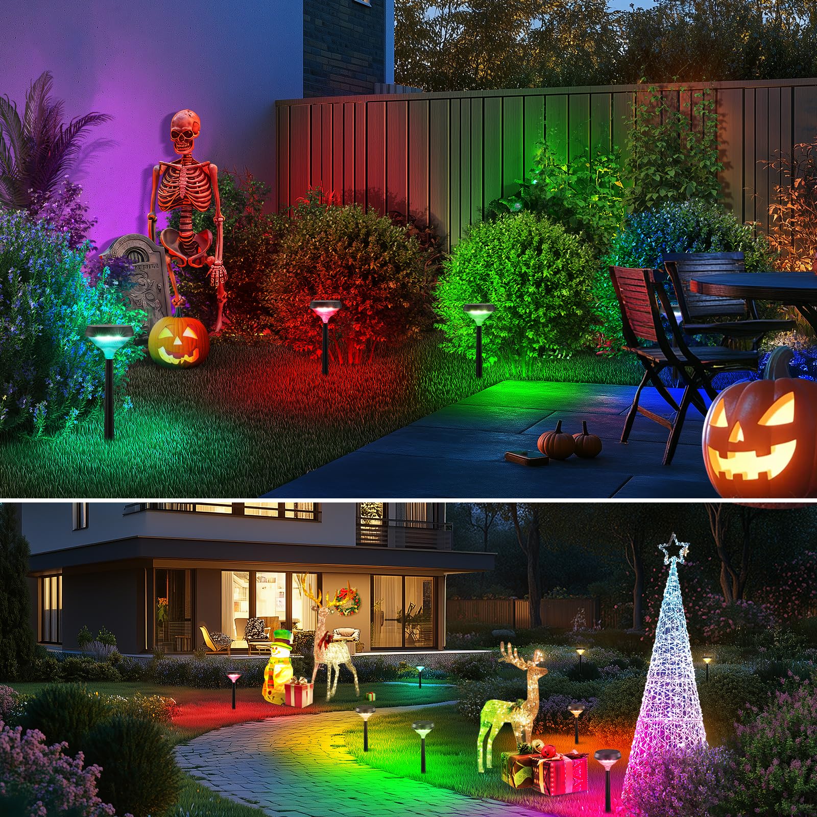 Solar Pathway Lights – Waterproof Warm White LED Garden & Walkway Lights