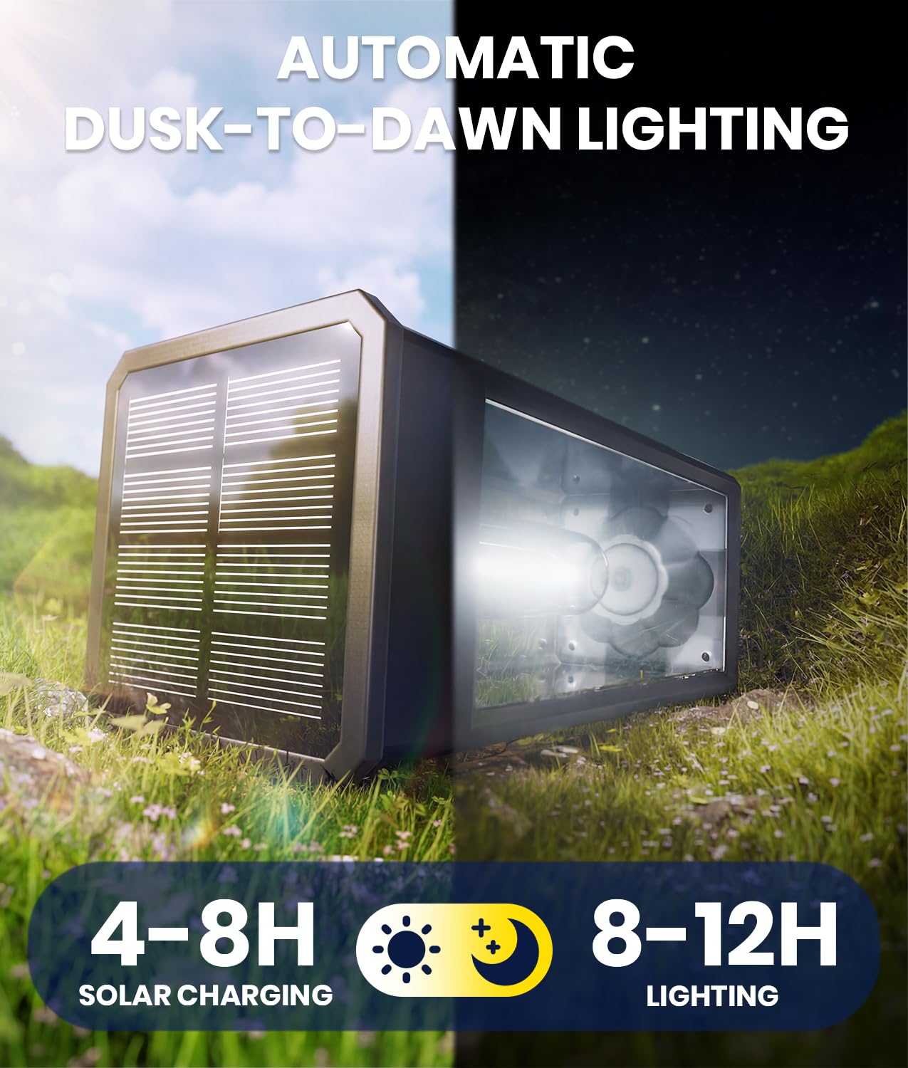 Solar Pathway Lights – Waterproof Warm White LED Garden & Walkway Lights