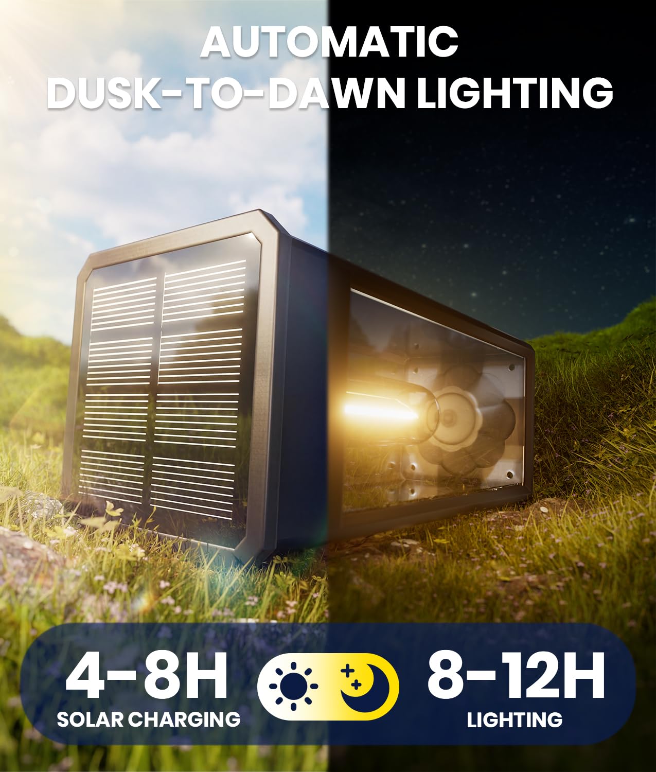 Solar Pathway Lights – Waterproof Warm White LED Garden & Walkway Lights