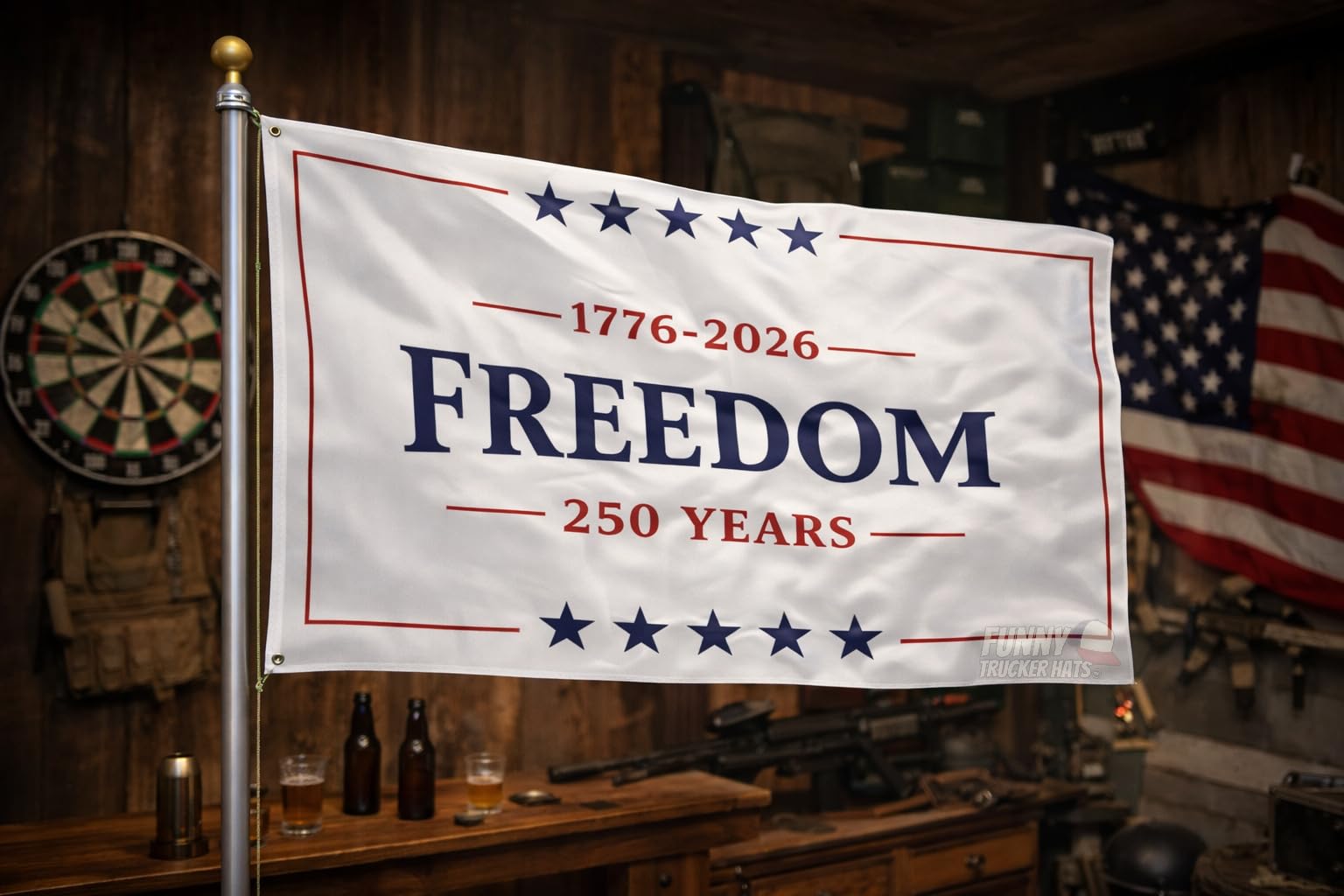 Freedom 250 Years American Flag – 1776–2026 Patriotic Heritage Edition 🇺🇸