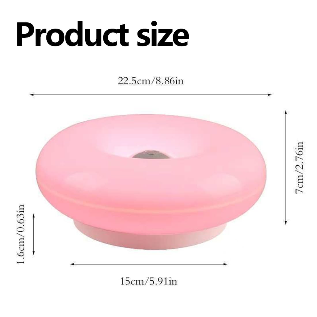 Orange Donut Ambient Lamp – Cozy Warm Glow Mood Light