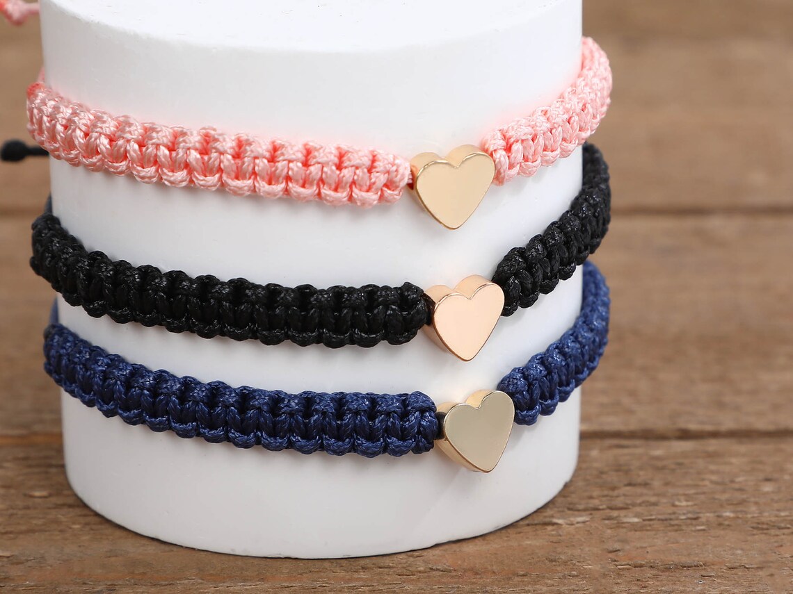 ⭐⭐Buy More Save More⭐⭐ - First Day of School Heart Bracelet, Mommy and Me Bracelet Set, Kindergarten Back to School Gift