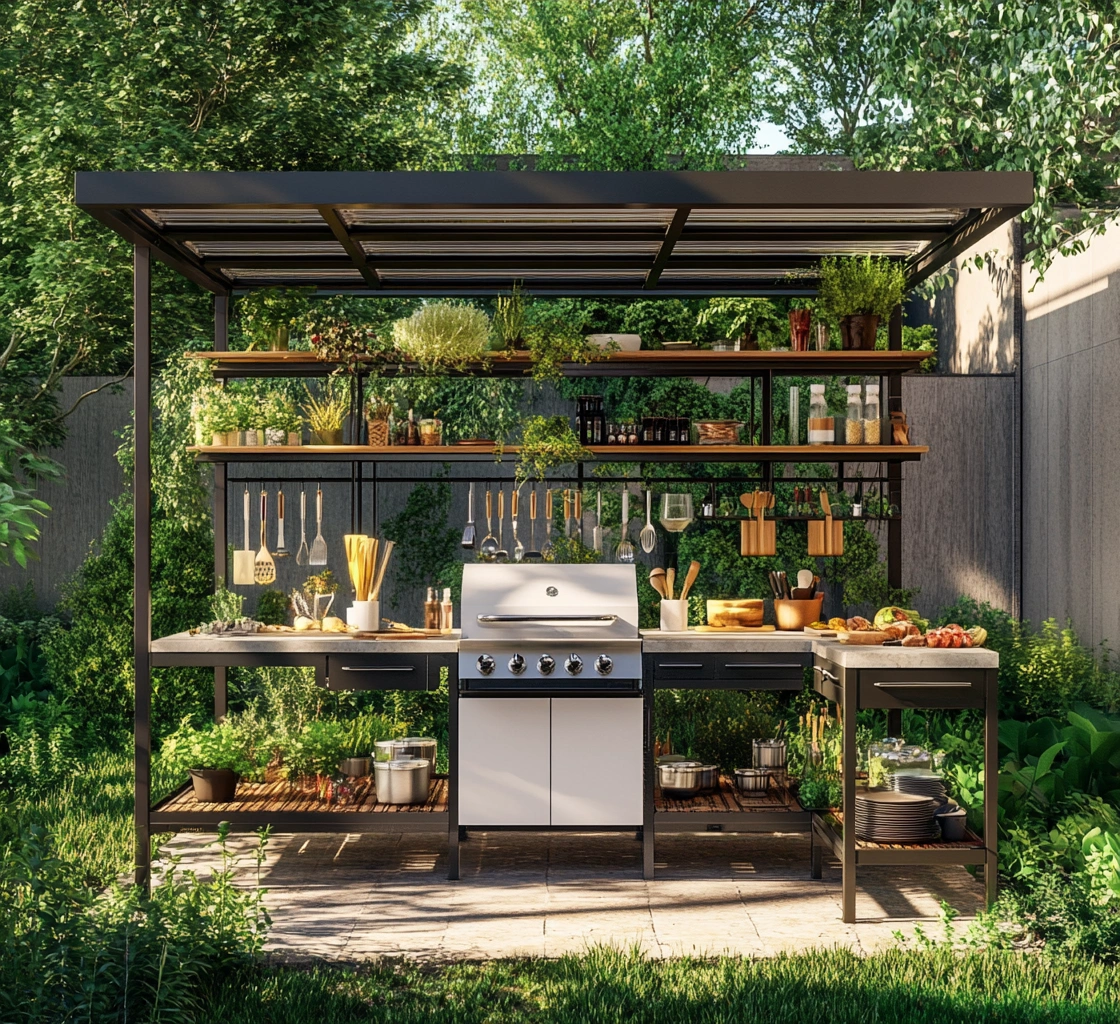 Gartenmöbel,Grillpavillon-Livalito