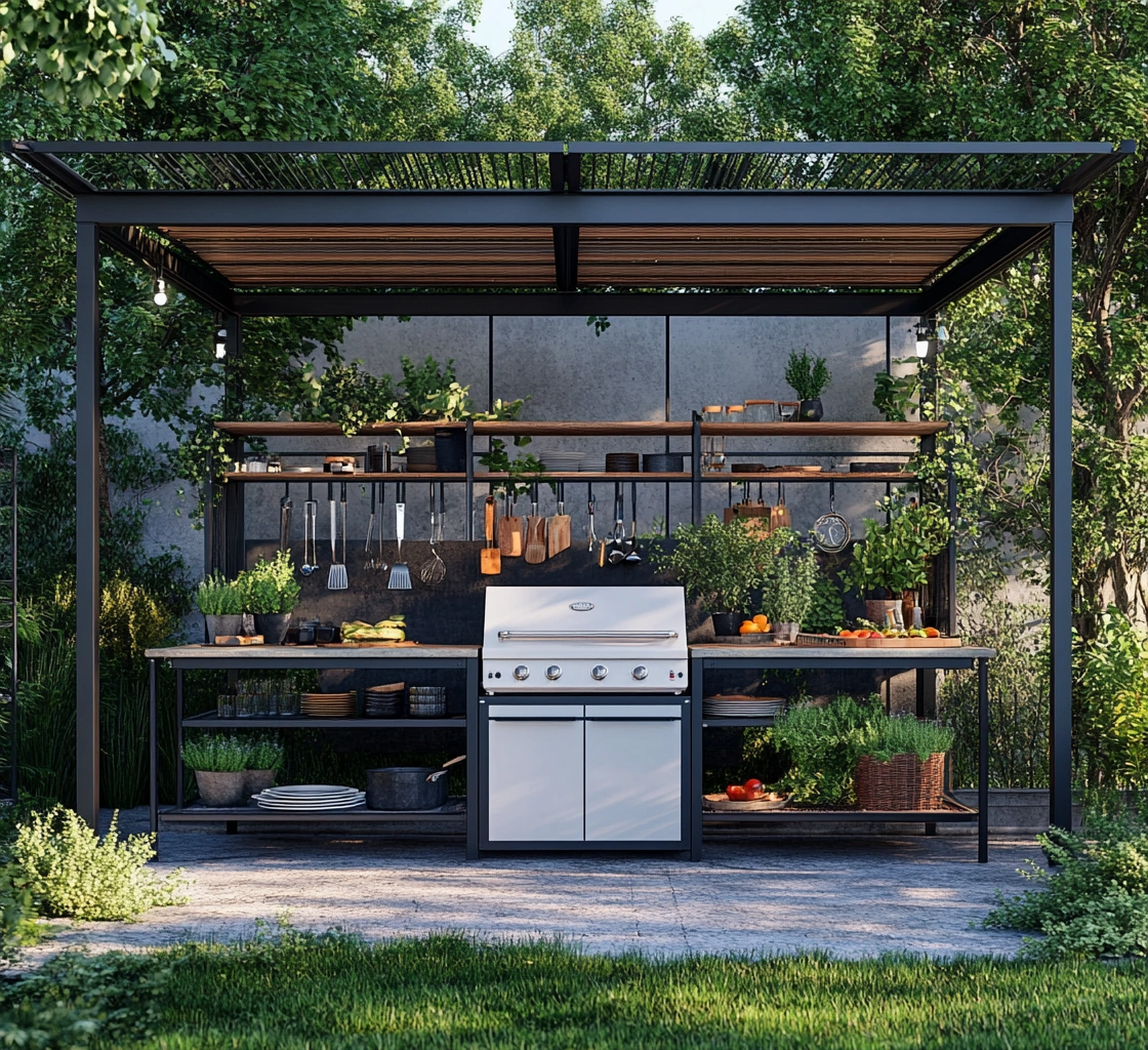 Gartenmöbel,Grillpavillon-Livalito