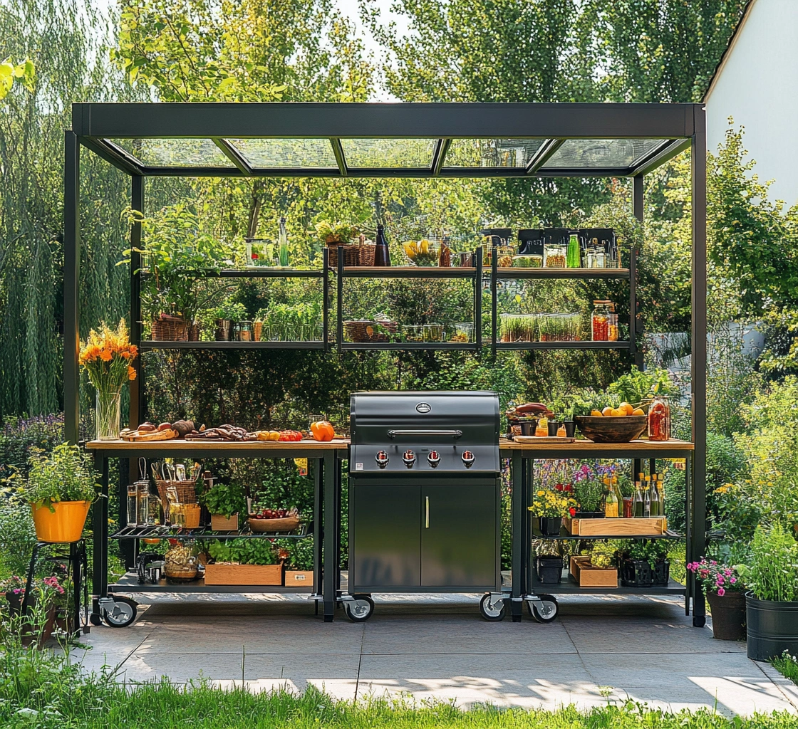 Gartenmöbel,Grillpavillon-Livalito