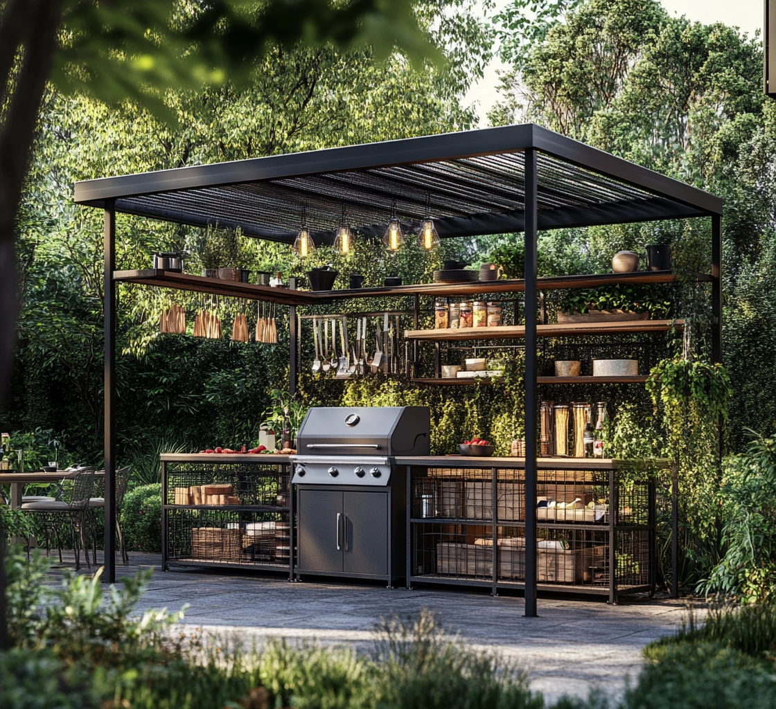 Gartenmöbel,Grillpavillon-Livalito