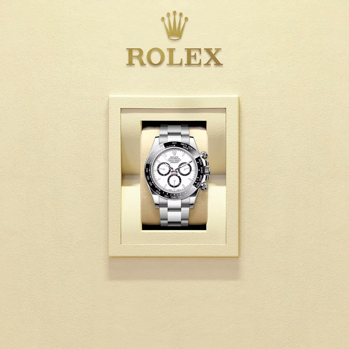 德国----【Begrenzte Stückzahl – Nur solange der Vorrat reich】Cosmograph Daytona Oyster, 40 mm, Edelstahl Oystersteel Referenz 126500LN（m126500ln-0001）